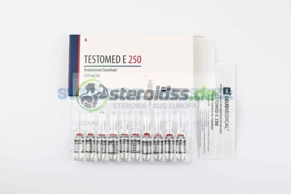 Testomed E 250 (Testosteron-Enanthat) Deus Medical 250mg/ml 10 Ampullen
