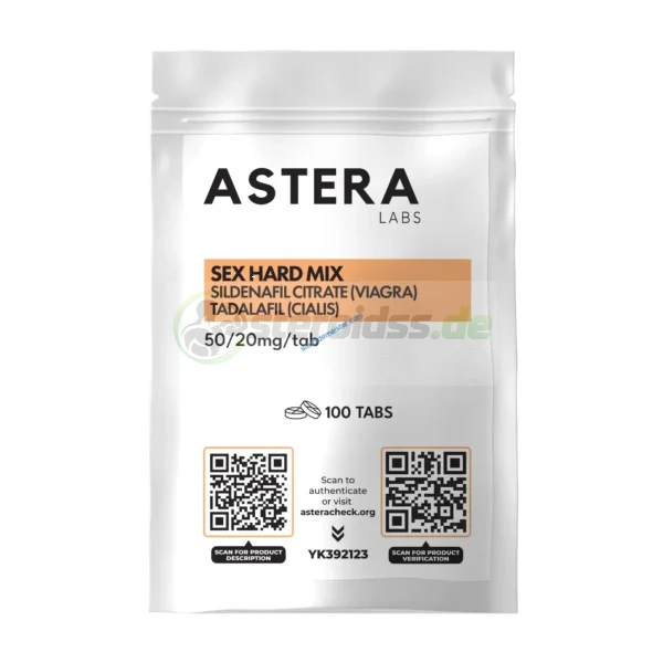 Sex Hard Mix (Viagra + Cialis) Astera Labs 100 Tabletten [50/20mg/tab]